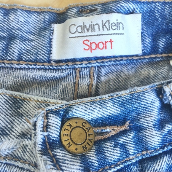 Vintage CALVIN KLEIN Acid Stone Wash Mom Jeans 8 - Picture 6 of 8
